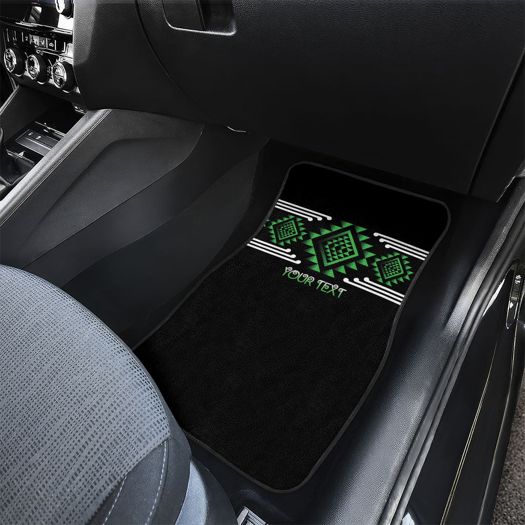 Aotearoa Atua Papatuanuku Personalised Car Mats Maori Earth Mother Taniko Motifs LT14 - Polynesian Pride