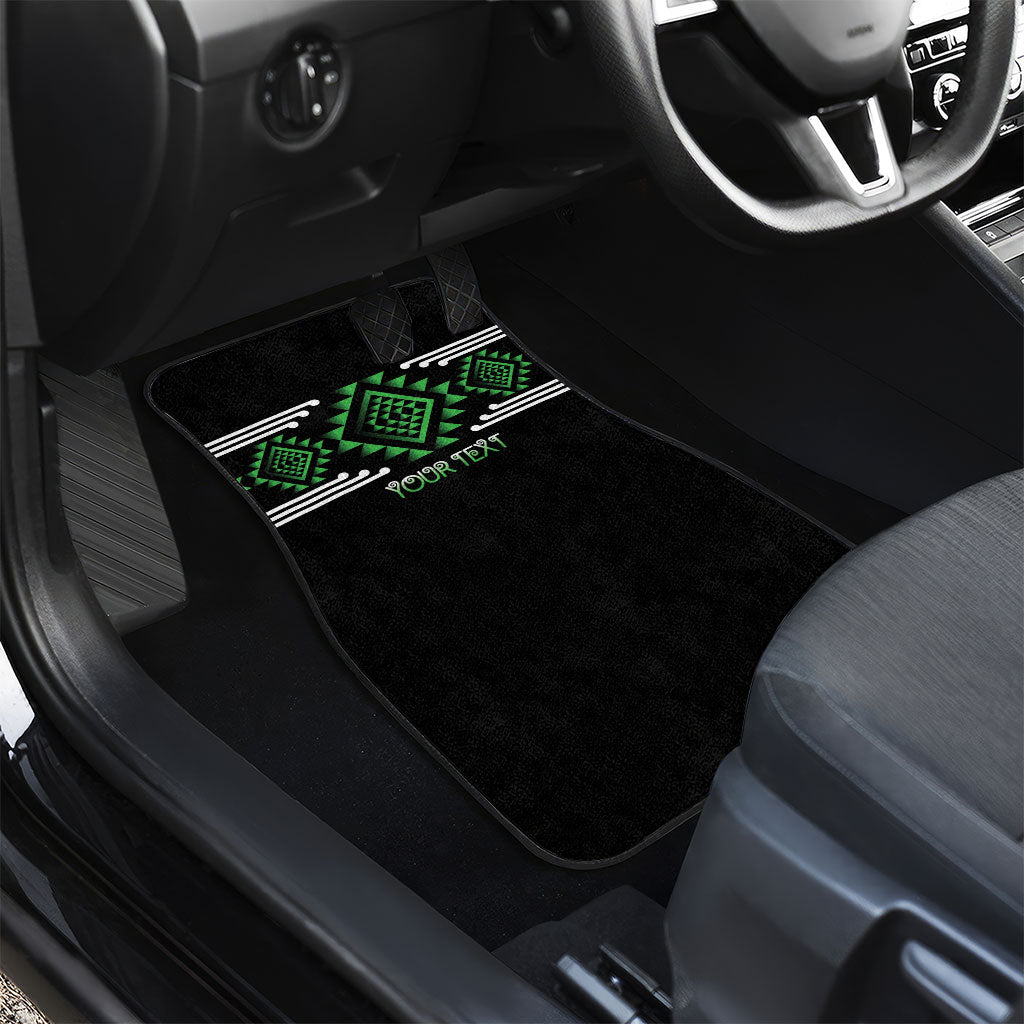 Aotearoa Atua Papatuanuku Personalised Car Mats Maori Earth Mother Taniko Motifs LT14 - Polynesian Pride