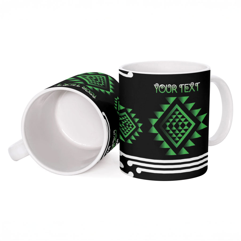 Aotearoa Atua Papatuanuku Personalised Ceramic Mug Maori Earth Mother Taniko Motifs LT14 - Polynesian Pride