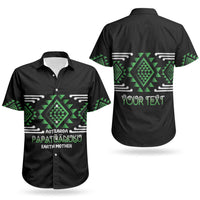 Aotearoa Atua Papatuanuku Personalised Couples Matching Mermaid Dress and Hawaiian Shirt Maori Earth Mother Taniko Motifs LT14 - Polynesian Pride