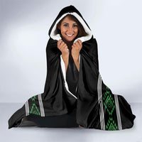Aotearoa Atua Papatuanuku Hooded Blanket Maori Earth Mother Taniko Motifs LT14 - Polynesian Pride