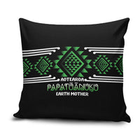 Aotearoa Atua Papatuanuku Pillow Cover Maori Earth Mother Taniko Motifs LT14 Green - Polynesian Pride