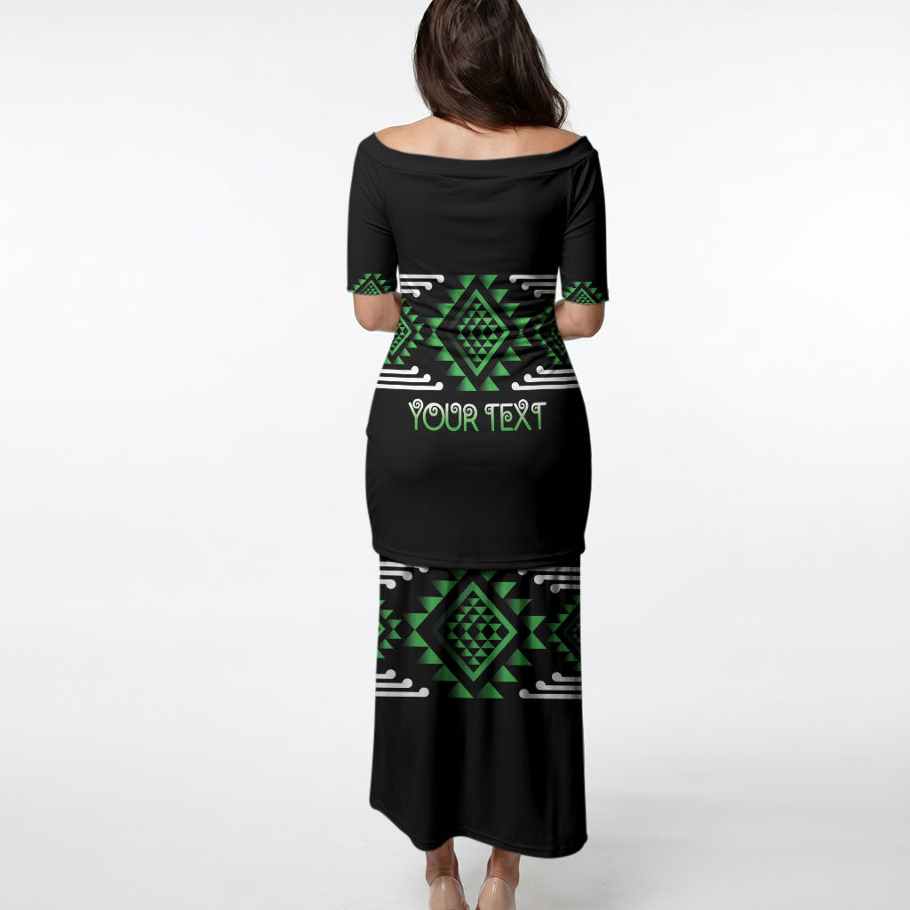 Aotearoa Atua Papatuanuku Personalised Puletasi Maori Earth Mother Taniko Motifs LT14 - Polynesian Pride