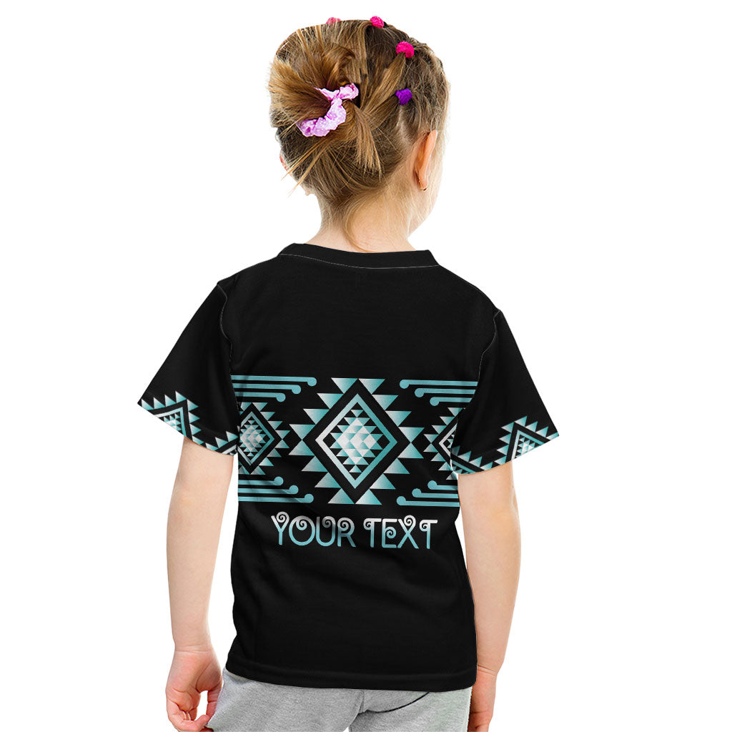 Aotearoa Atua Tangaroa Personalised Kid T Shirt Maori God Of The Sea Taniko Motifs LT14 - Polynesian Pride