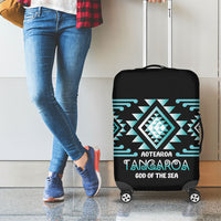 Aotearoa Atua Tangaroa Luggage Cover Maori God Of The Sea Taniko Motifs LT14 - Polynesian Pride