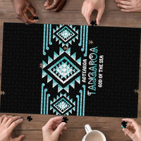 Aotearoa Atua Tangaroa Puzzle Maori God Of The Sea Taniko Motifs LT14 - Polynesian Pride