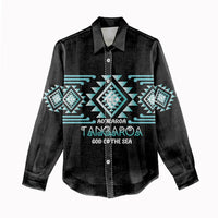 Aotearoa Atua Tangaroa Personalised Women Casual Shirt Maori God Of The Sea Taniko Motifs LT14 - Polynesian Pride