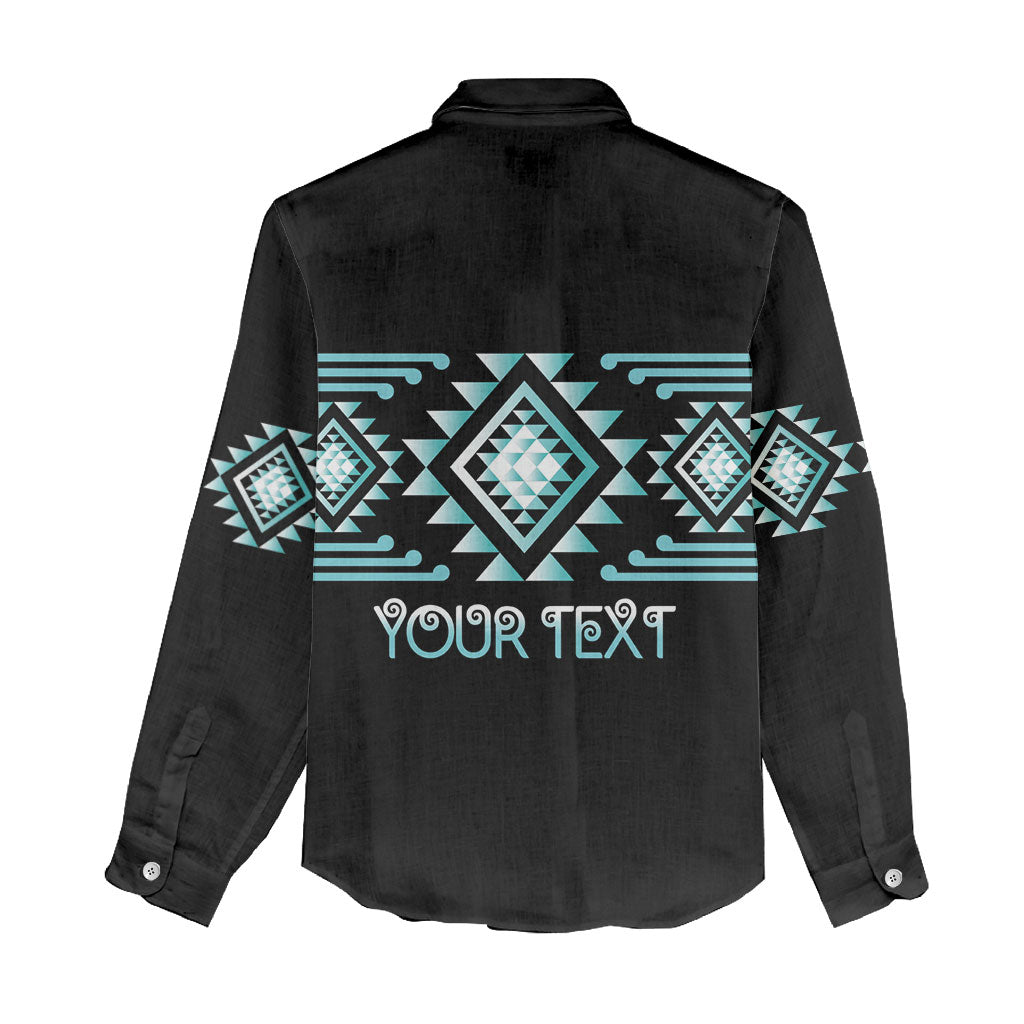 Aotearoa Atua Tangaroa Personalised Women Casual Shirt Maori God Of The Sea Taniko Motifs LT14 - Polynesian Pride