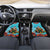 Hawaii Christmas Car Mats Mele Kalikimaka Poinsettia Lei Polynesian - Blue