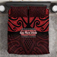 Keep Maori Wards New Zealand Bedding Set Stronger Together Aotearoa Taniko - Polynesian Pride