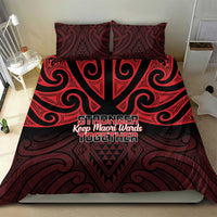 Keep Maori Wards New Zealand Bedding Set Stronger Together Aotearoa Taniko - Polynesian Pride
