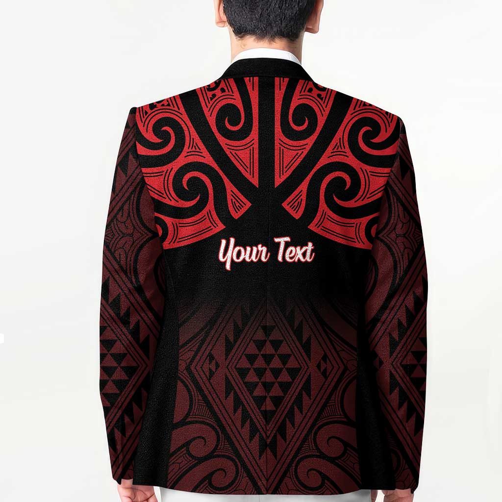 Personalised Keep Maori Wards New Zealand Blazer Stronger Together Aotearoa Taniko - Polynesian Pride