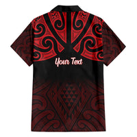 Personalised Keep Maori Wards New Zealand Family Matching Off The Shoulder Long Sleeve Dress and Hawaiian Shirt Stronger Together Aotearoa Taniko - Polynesian Pride