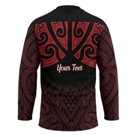 Personalised Keep Maori Wards New Zealand Hockey Jersey Stronger Together Aotearoa Taniko - Polynesian Pride