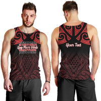 Personalised Keep Maori Wards New Zealand Men Tank Top Stronger Together Aotearoa Taniko - Polynesian Pride