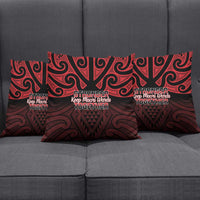 Keep Maori Wards New Zealand Pillow Cover Stronger Together Aotearoa Taniko - Polynesian Pride
