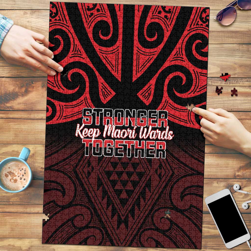 Keep Maori Wards New Zealand Puzzle Stronger Together Aotearoa Taniko - Polynesian Pride