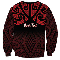 Personalised Keep Maori Wards New Zealand Sweatshirt Stronger Together Aotearoa Taniko - Polynesian Pride