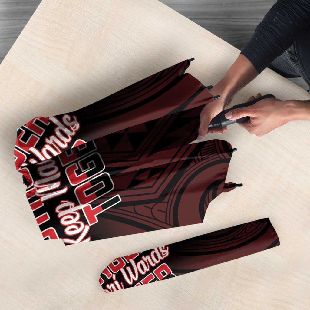 Keep Maori Wards New Zealand Umbrella Stronger Together Aotearoa Taniko - Polynesian Pride