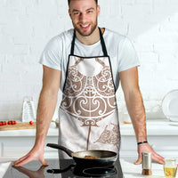 New Zealand Manta Ray Tattoo Apron Aotearoa Maori Haehae Beige - Polynesian Pride