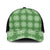 Green Hawaiian Quilt Baseball Net Cap Hawaii Pineapple Monstera Palaka Motifs - Polynesian Pride