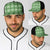 Green Hawaiian Quilt Baseball Net Cap Hawaii Pineapple Monstera Palaka Motifs - Polynesian Pride