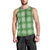 Green Hawaiian Quilt Men Tank Top Hawaii Pineapple Monstera Palaka Motifs - Polynesian Pride