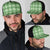 Green Hawaiian Quilt Mesh Trucker Cap Hawaii Pineapple Monstera Palaka Motifs - Polynesian Pride