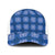 Royal Blue Hawaiian Quilt Baseball Net Cap Hawaii Pineapple Monstera Palaka Motifs - Polynesian Pride