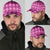 Pink Hawaiian Quilt Classic Cap Hawaii Pineapple Monstera Palaka Motifs - Polynesian Pride