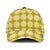 Yellow Hawaiian Quilt Classic Cap Hawaii Pineapple Monstera Palaka Motifs - Polynesian Pride