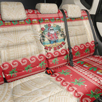 Mele Kalikimaka Hawaii Back Car Seat Cover Funny Beer-Loving Santa Hawaiian Tropical LT14 - Polynesian Pride