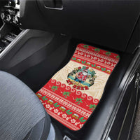 Mele Kalikimaka Hawaii Car Mats Funny Beer-Loving Santa Hawaiian Tropical - Polynesian Pride