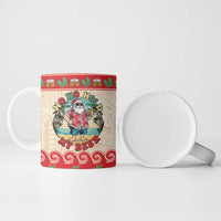 Mele Kalikimaka Hawaii Ceramic Mug Funny Beer-Loving Santa Hawaiian Tropical LT14 - Polynesian Pride