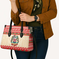 Mele Kalikimaka Hawaii Leather Bag Funny Beer-Loving Santa Hawaiian Tropical LT14 - Polynesian Pride