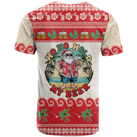 Mele Kalikimaka Hawaii T Shirt Funny Beer-Loving Santa Hawaiian Tropical - Polynesian Pride