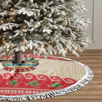 Mele Kalikimaka Hawaii Tree Skirt Funny Beer-Loving Santa Hawaiian Tropical LT14 - Polynesian Pride