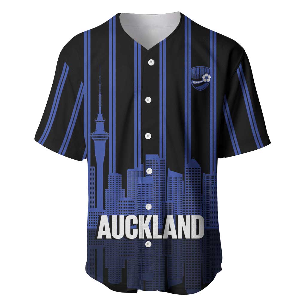 New Zealand Auckland Football Custom Baseball Jersey Go City of Sails Est 2025