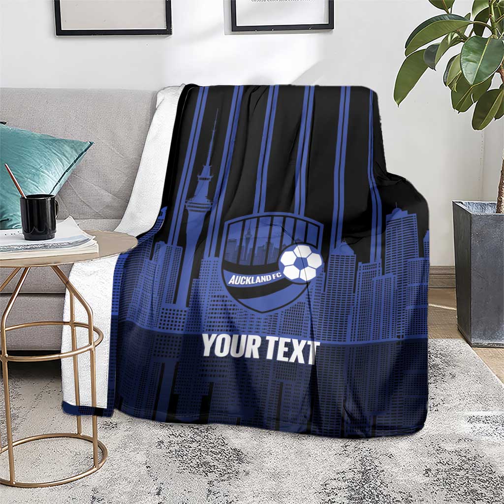 New Zealand Auckland Football Custom Blanket Go City of Sails Est 2025