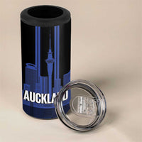 New Zealand Auckland Football Custom 4 in 1 Can Cooler Tumbler Go City of Sails Est 2025