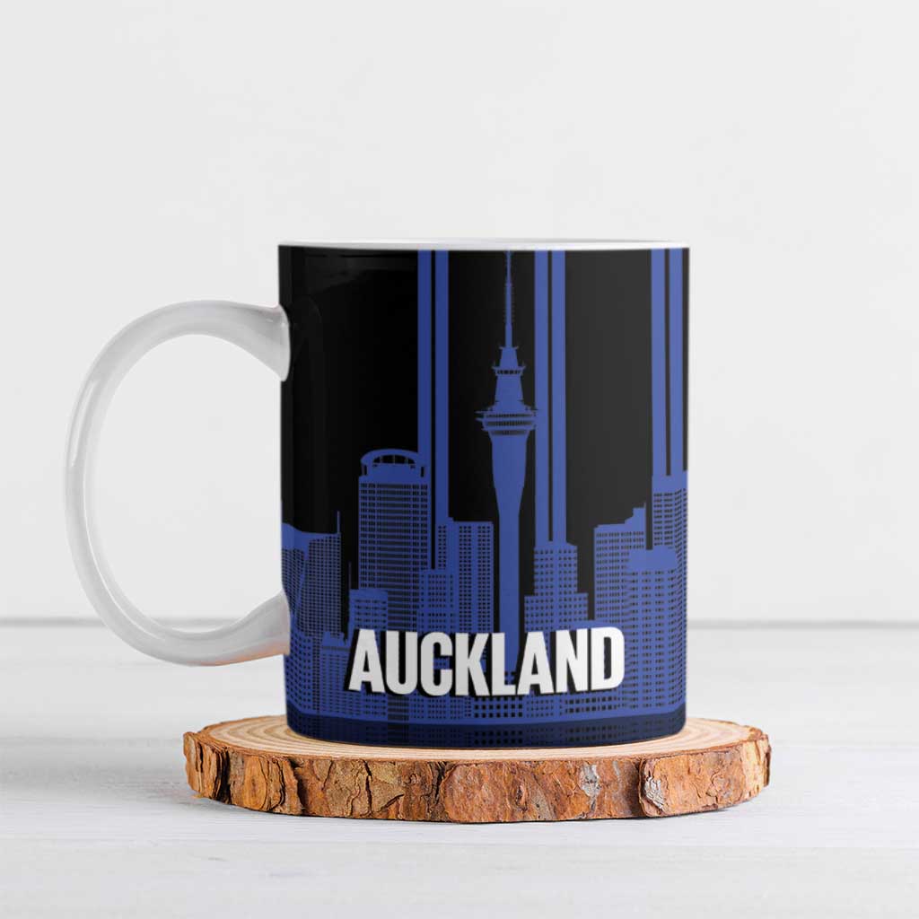 New Zealand Auckland Football Custom Ceramic Mug Go City of Sails Est 2025