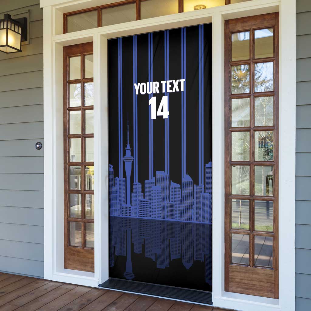New Zealand Auckland Football Custom Door Cover Go City of Sails Est 2025