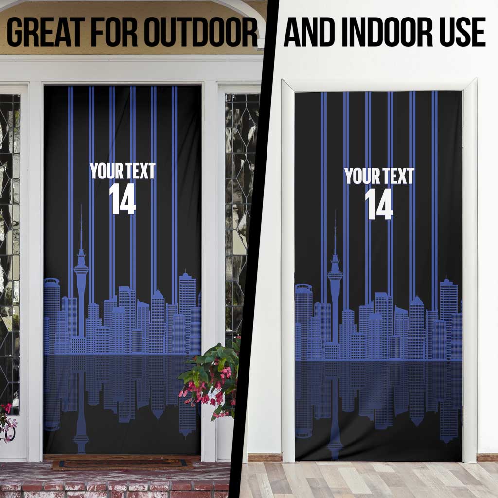 New Zealand Auckland Football Custom Door Cover Go City of Sails Est 2025