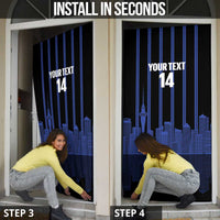 New Zealand Auckland Football Custom Door Cover Go City of Sails Est 2025