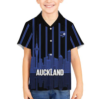 New Zealand Auckland Football Custom Family Matching Summer Maxi Dress and Hawaiian Shirt Go City of Sails Est 2025