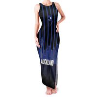 New Zealand Auckland Football Custom Family Matching Tank Maxi Dress and Hawaiian Shirt Go City of Sails Est 2025