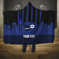 New Zealand Auckland Football Custom Hooded Blanket Go City of Sails Est 2025