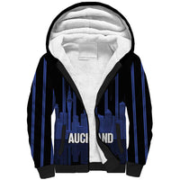 New Zealand Auckland Football Custom Sherpa Hoodie Go City of Sails Est 2025