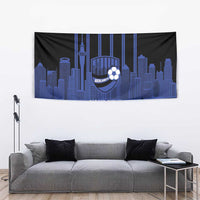 New Zealand Auckland Football Custom Tapestry Go City of Sails Est 2025