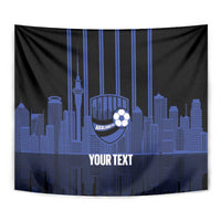 New Zealand Auckland Football Custom Tapestry Go City of Sails Est 2025